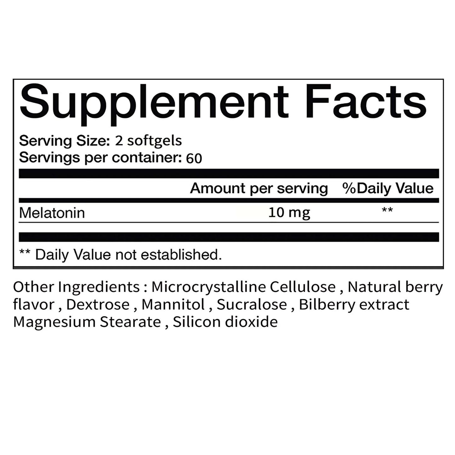Melatonin - Helps You Fall Asleep Quickly, Improves Sleep Quality, and Relieves Insomnia - 120 Capsules