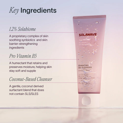 Pre- & Probiotic Hydrating Gel Cleanser Solawave