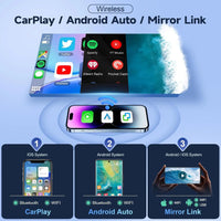 Wireless 9 Inch Car Stereo for Toyota Sienna 2004-2010 CarPlay Android Auto IPS Touchscreen Car Radio with Reverse Camera GPS FM