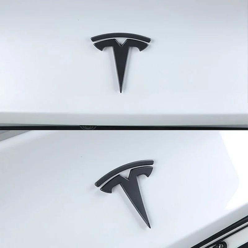 Tesla Model 3 Logo Sticker Badge Decals 3 pieces