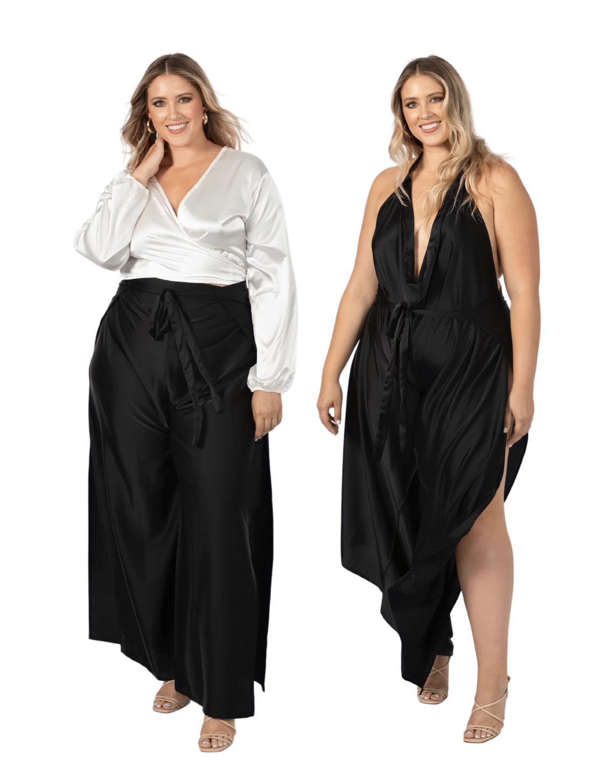 Baliawear Baliawear Pant to Jumpsuit - Viscose Satin