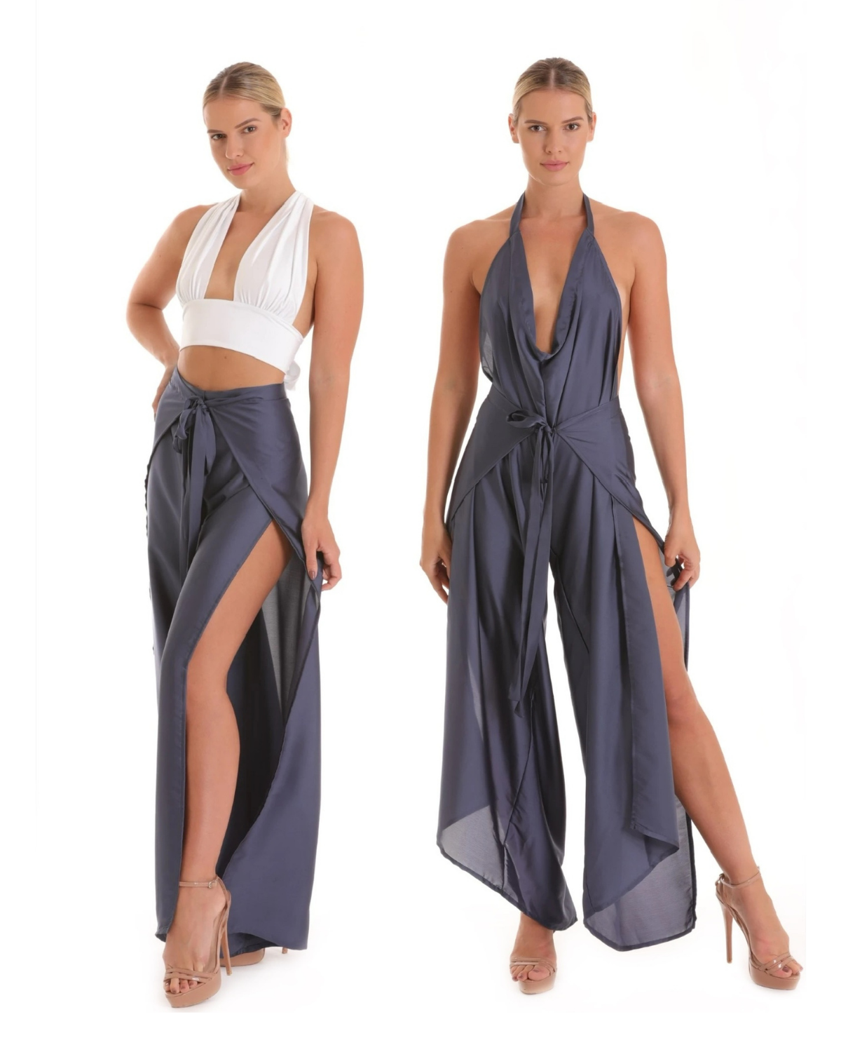 Baliawear Baliawear Pant to Jumpsuit - Viscose Satin