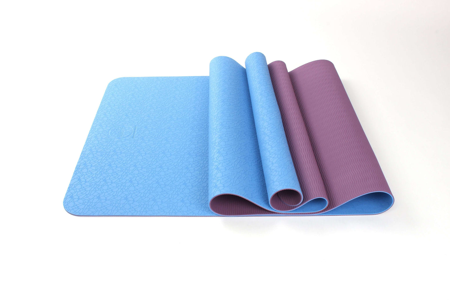 2-Tone TPE Premium Yoga Mat - Non-Slip, Eco-Friendly, Extra Cushioning for All Yoga Styles