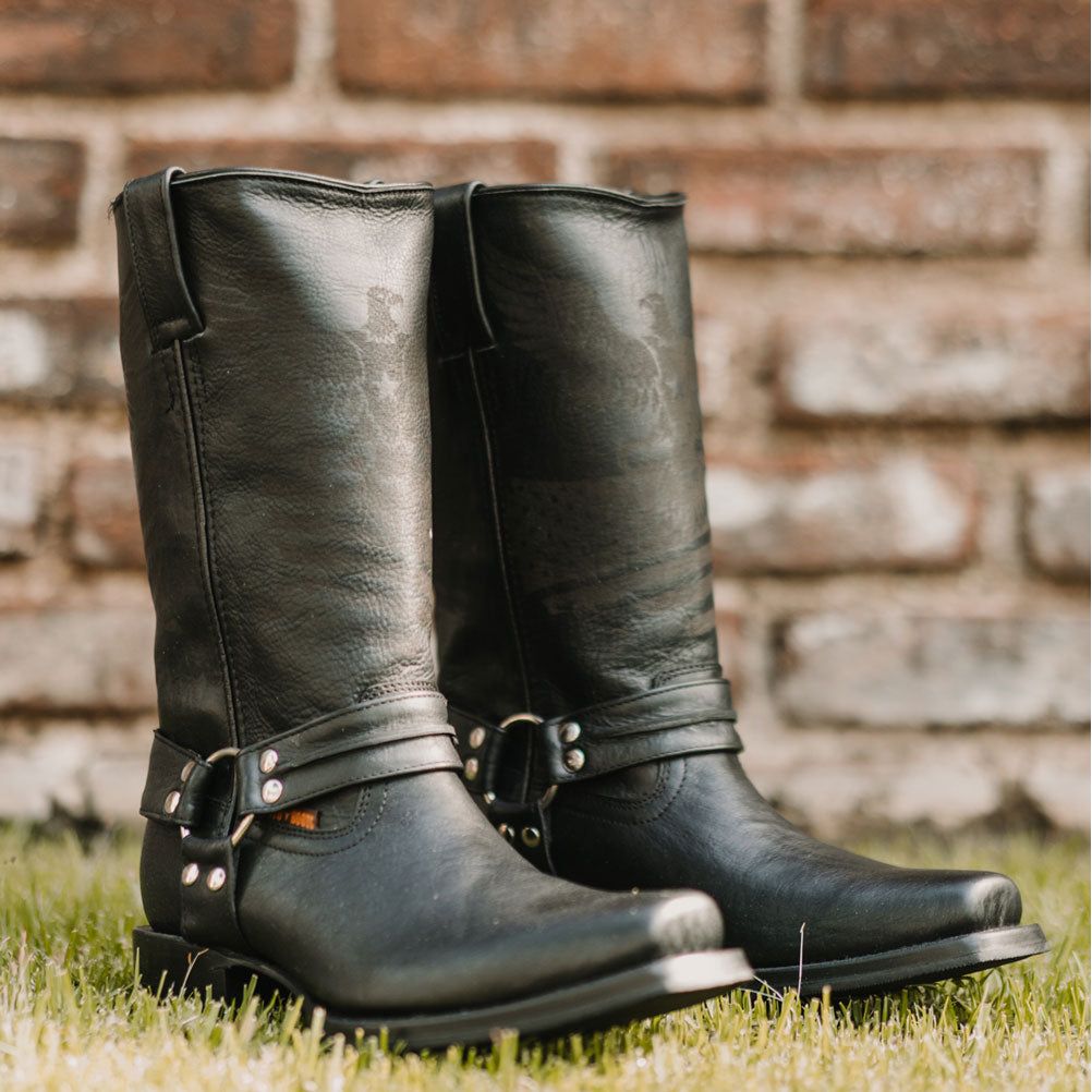 Soto Boots Soto Boots Eagle Rider Men's Leather Biker Boots (H50021)