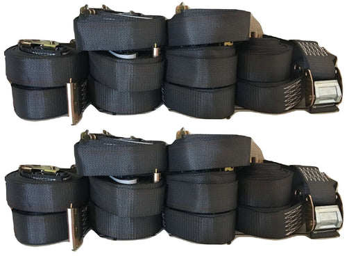 2" x 16 Ft Interior Van Cam Buckle Strap w/ Spring E Fittings | 20 PACK RatchetStrap.Com
