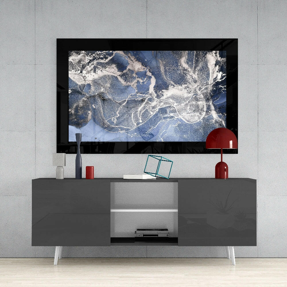 Insigneart USA Insigneart USA Blue Quartz Glass Wall Art