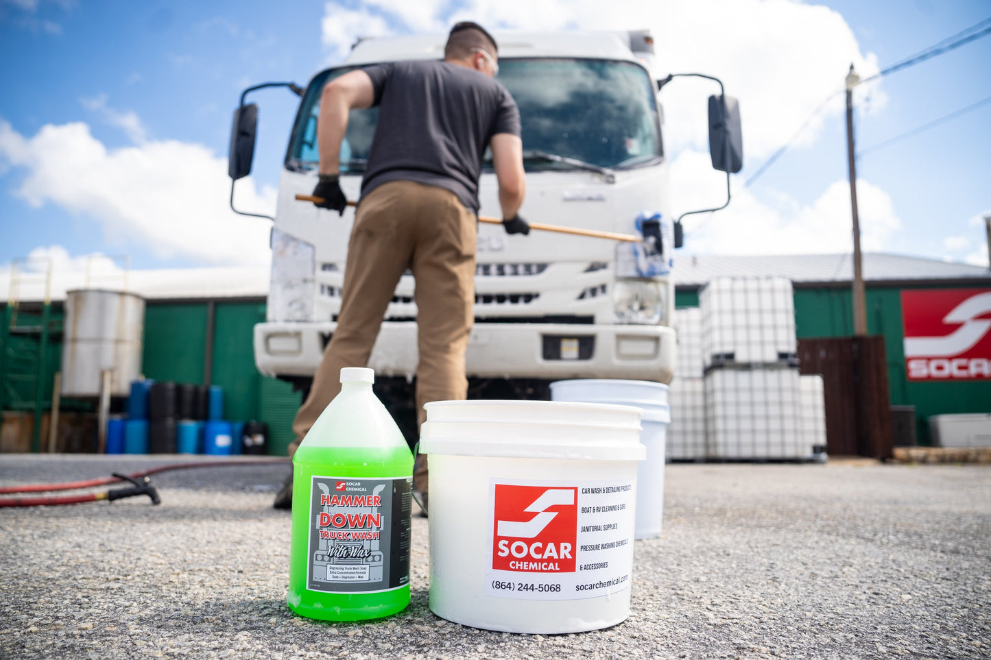 Hammer Down Heavy Duty Truck Wash Soap with Wax
