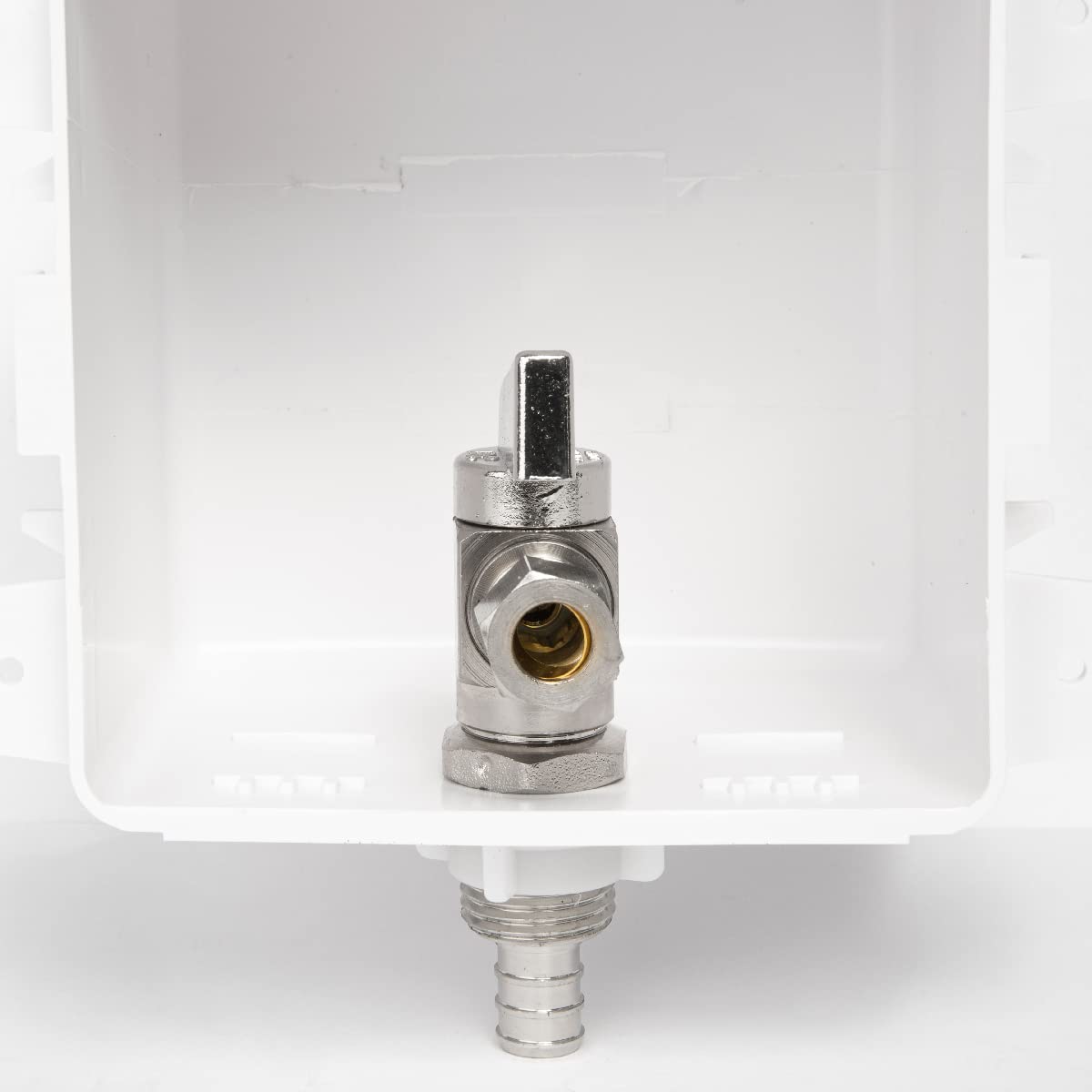 1/2" PEX Crimp (F1807) Inlet, Toilet Outlet Box, 3/4" OD Compression Outlet Connection