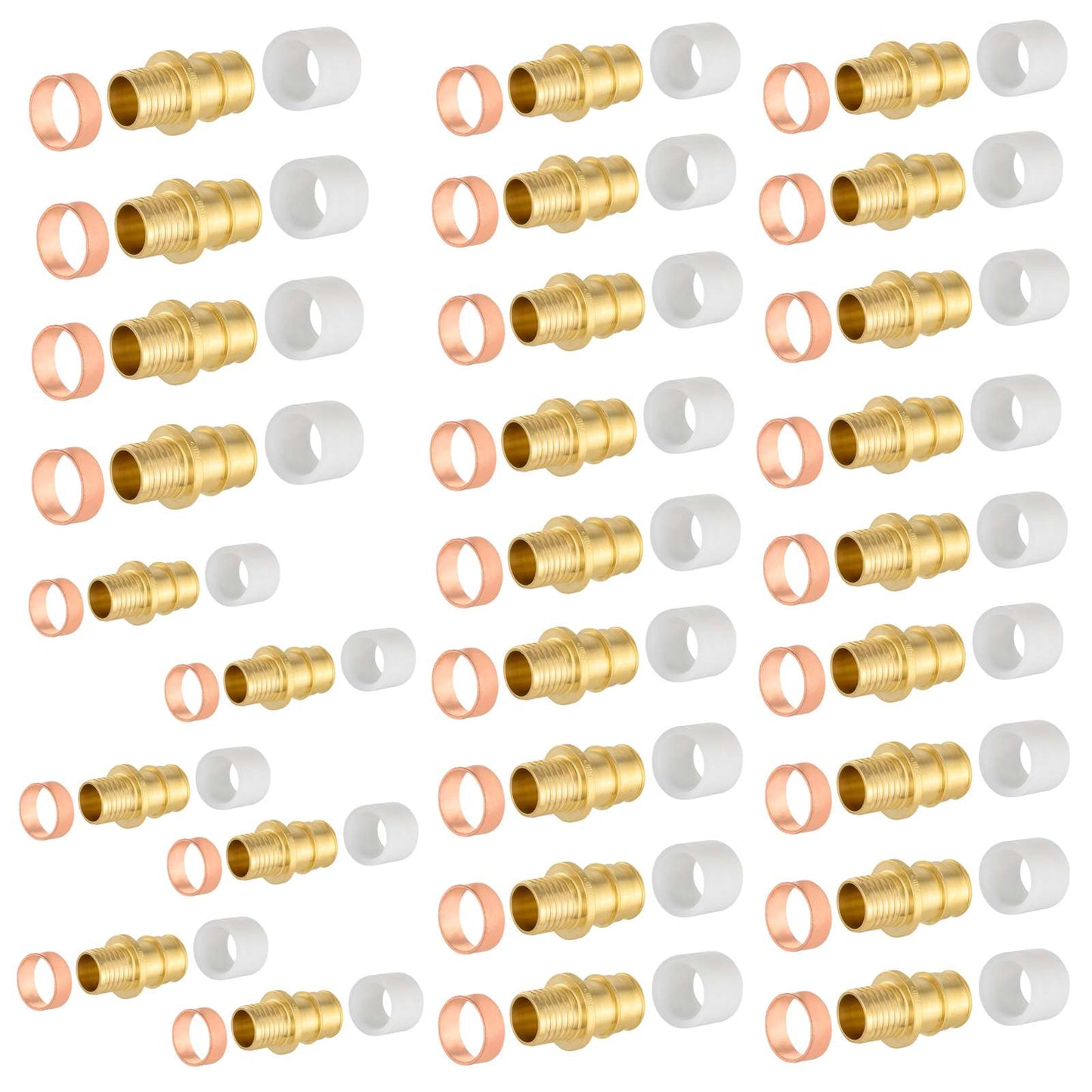 30 Pcs PEX A Expansion Polybutylene Transition Coupling 1/2" PEX x 1/2" PB Wholesale