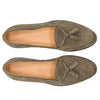Zelli Italia 16-583-TPE FRANCO Suede Calfskin Tassel Loafer, Taupe