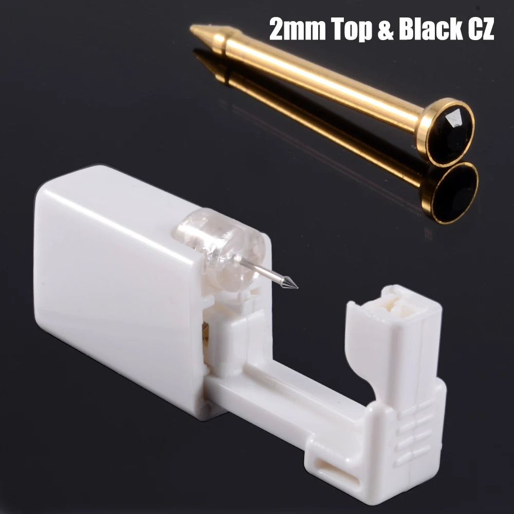 1PC Disposable Safe Sterile Piercing Unit For Nose Studs Flower Style Piercing Gun Piercer Tool Machine Body Piercing Jewelry