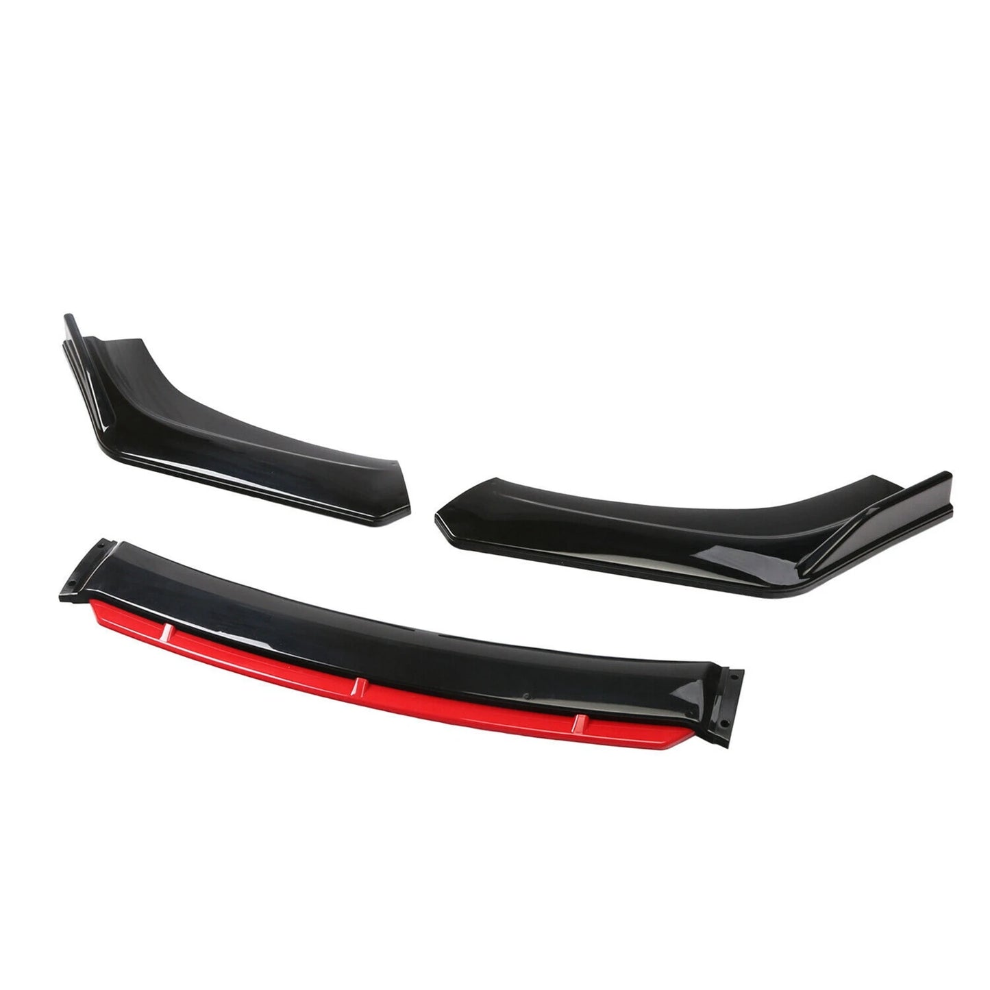 Areyourshop 4PCS Universal Car Front Bumper Lip Body Kit Splitter Spoiler Diffuser Protector Auto Parts