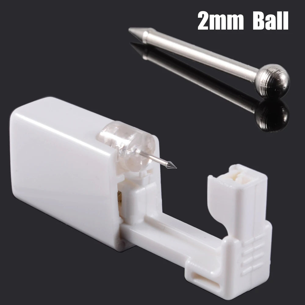 1PC Disposable Safe Sterile Piercing Unit For Nose Studs Flower Style Piercing Gun Piercer Tool Machine Body Piercing Jewelry
