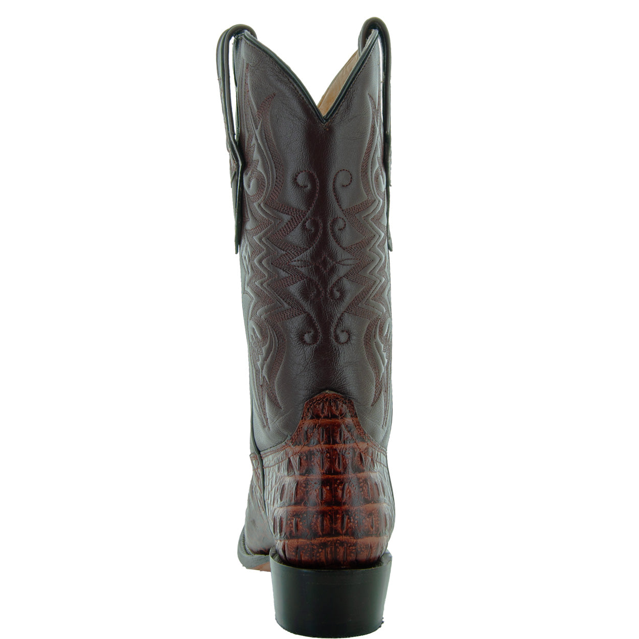 Soto Boots Soto Boots Men's Gator Tail Print Cowboy Boots Cognac (H7006)