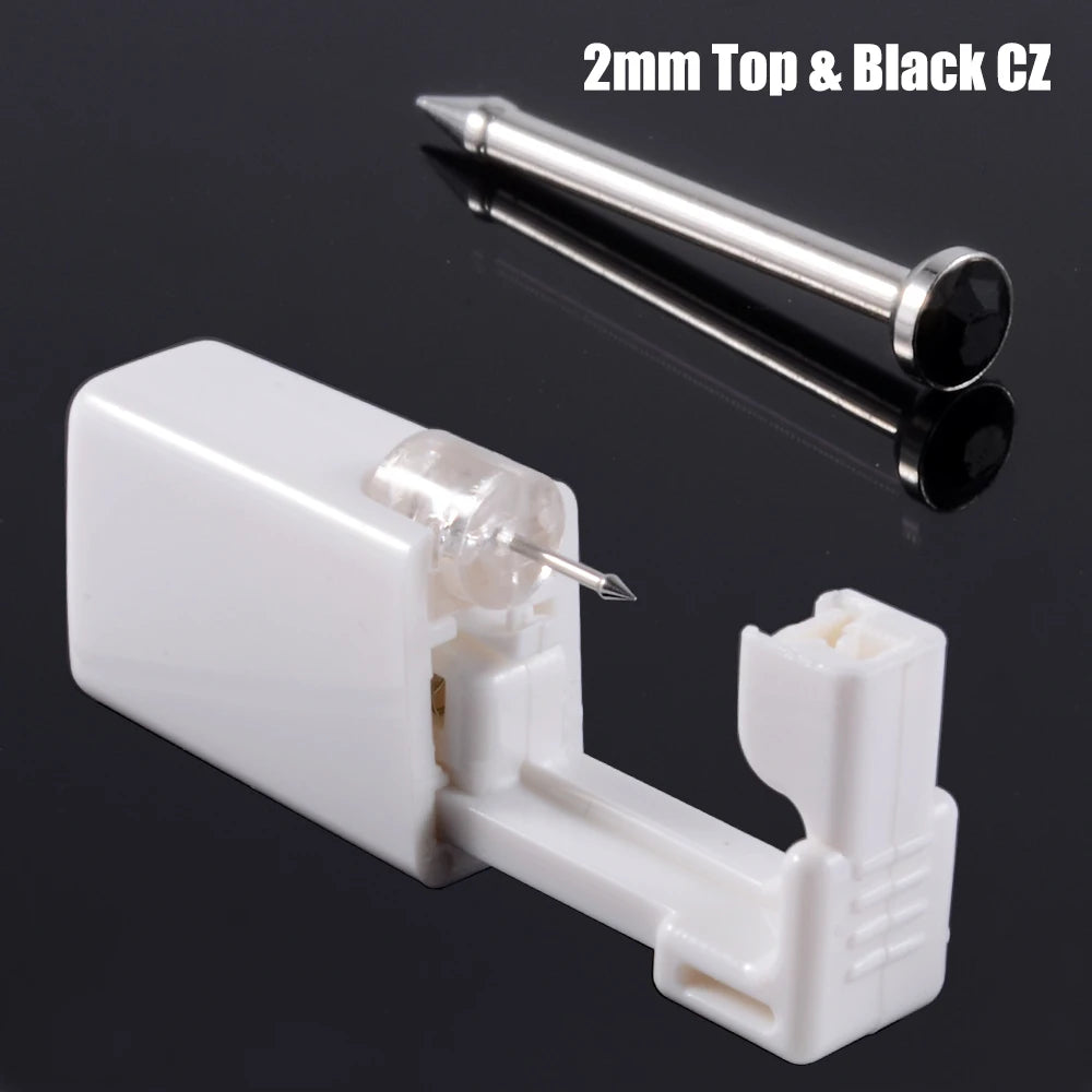 1PC Disposable Safe Sterile Piercing Unit For Nose Studs Flower Style Piercing Gun Piercer Tool Machine Body Piercing Jewelry