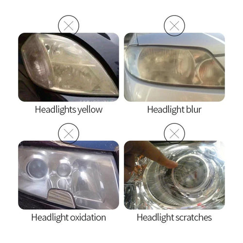2PCS Headlight Repair Liquid Polishing Car Headlights Cleaner Restoration Liquid Polymer Headligjht Besteam Liquid