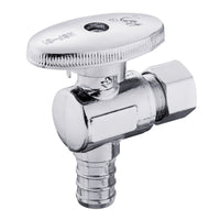 1/2" PEX Crimp x 1/2" PEX Crimp Angle Stop Valve, 1/4 Turn (Lead Free) Plumbingsell