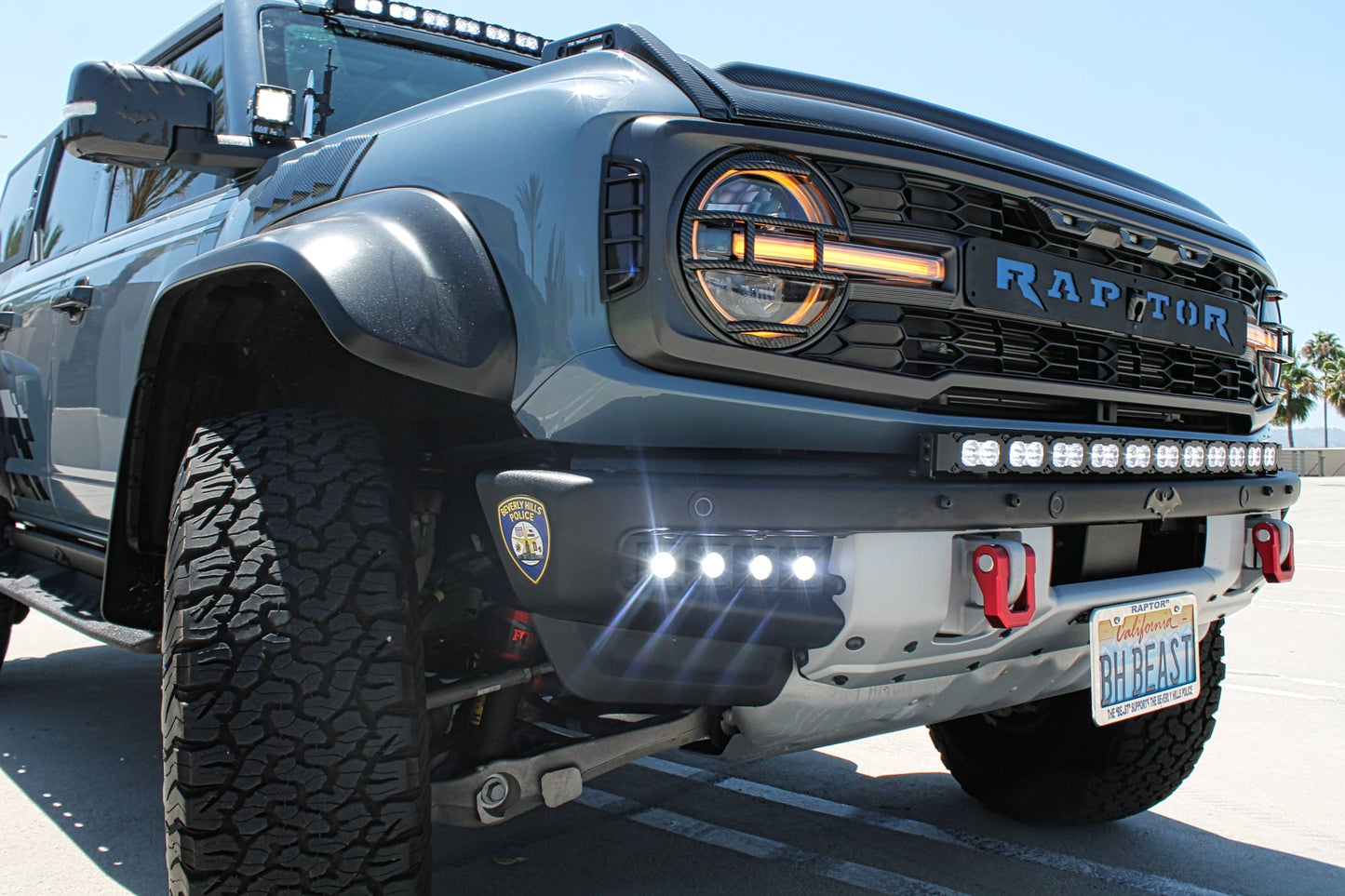 2021+ Ford Bronco Modular Bumper Curved 40in Light Bar - PRO