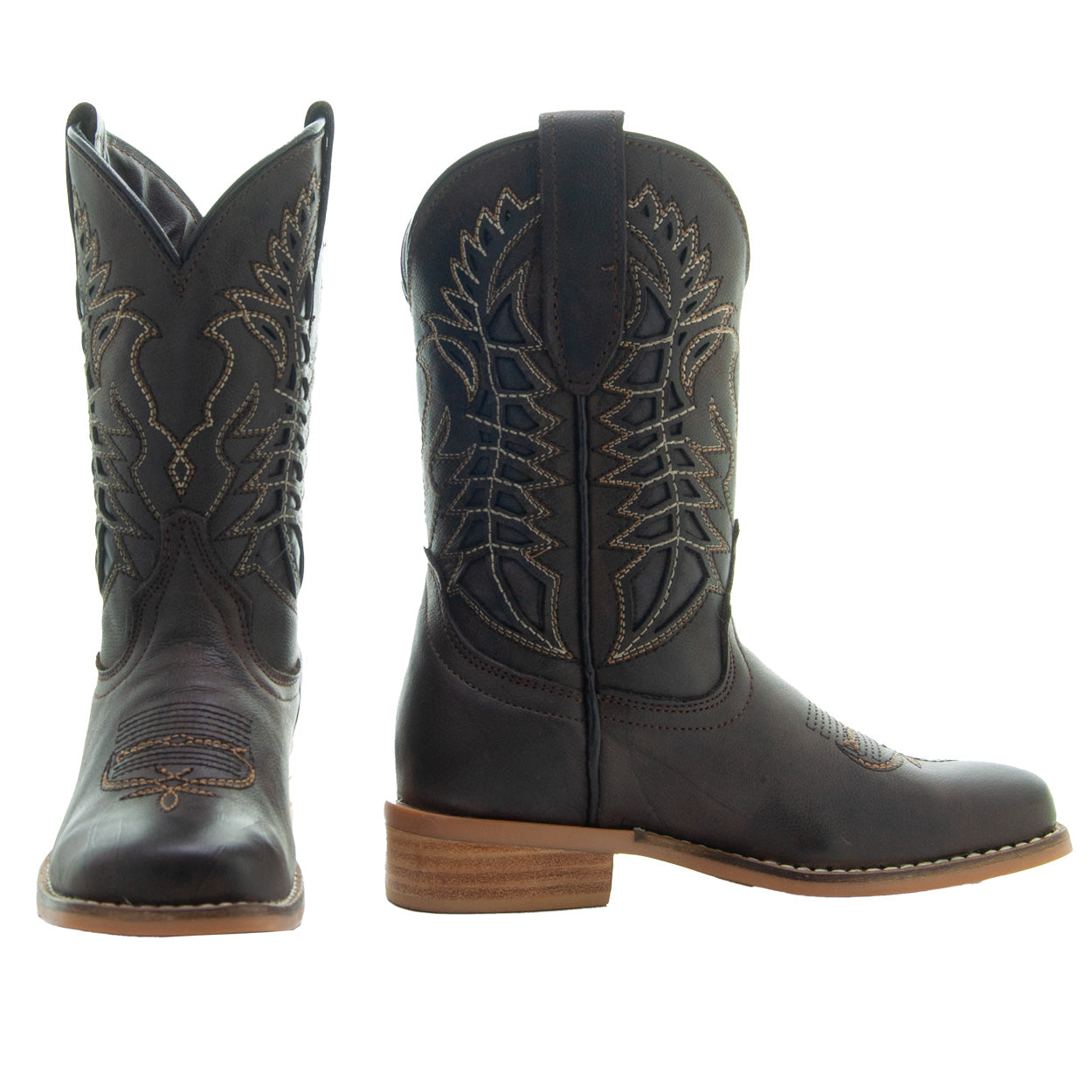 Soto Boots Kids' Brown Country Boots | Everyday Western Boots for Kids K3007RU