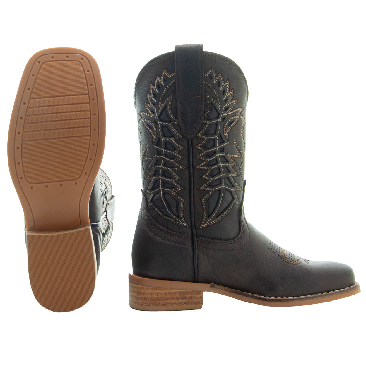 Soto Boots Kids' Brown Country Boots | Everyday Western Boots for Kids K3007RU