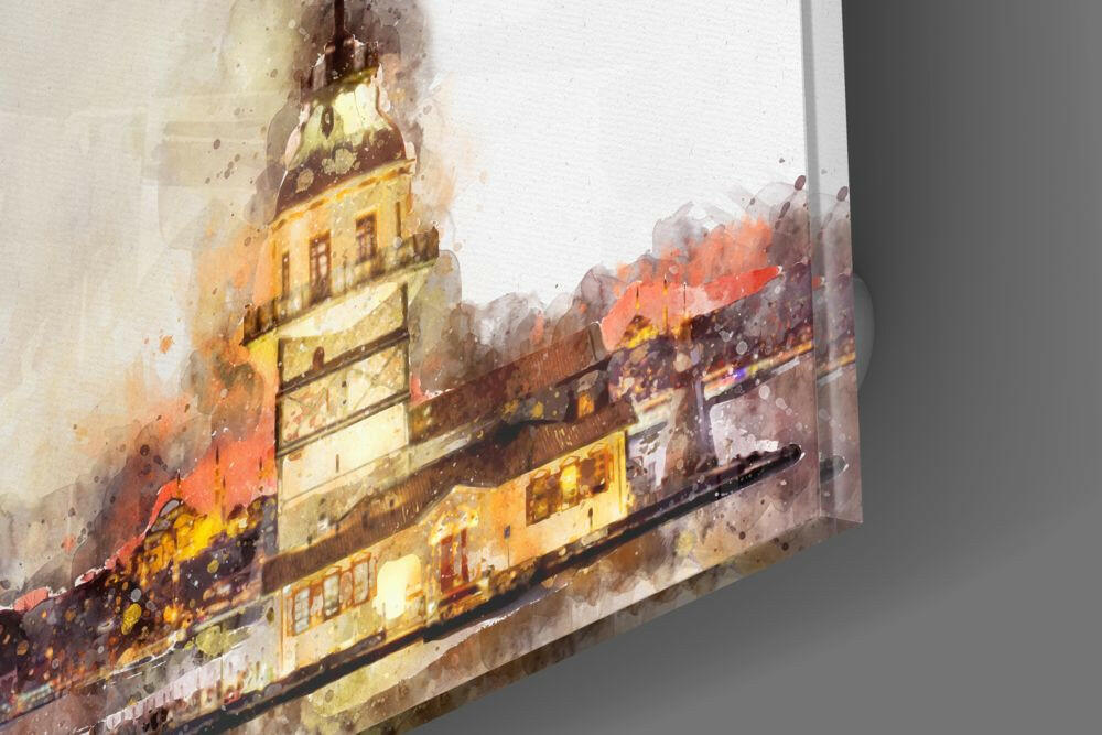 Insigneart USA Insigneart USA Maiden's Tower Glass Wall Art