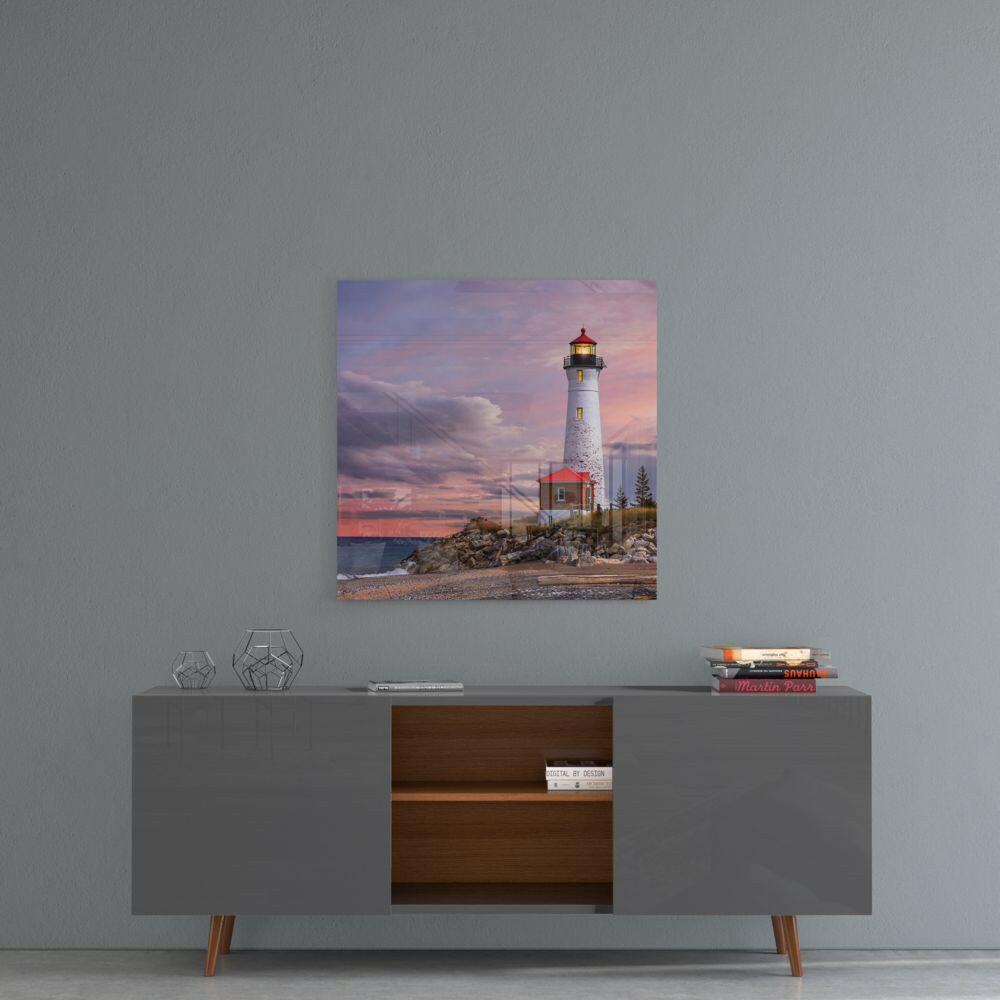Insigneart USA Insigneart USA Lighthouse Glass Wall Art