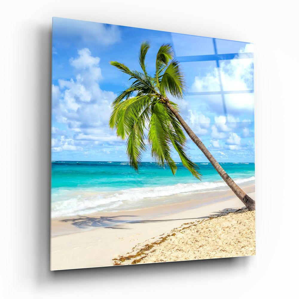 Insigneart USA Insigneart USA Palm Tree Glass Wall Art
