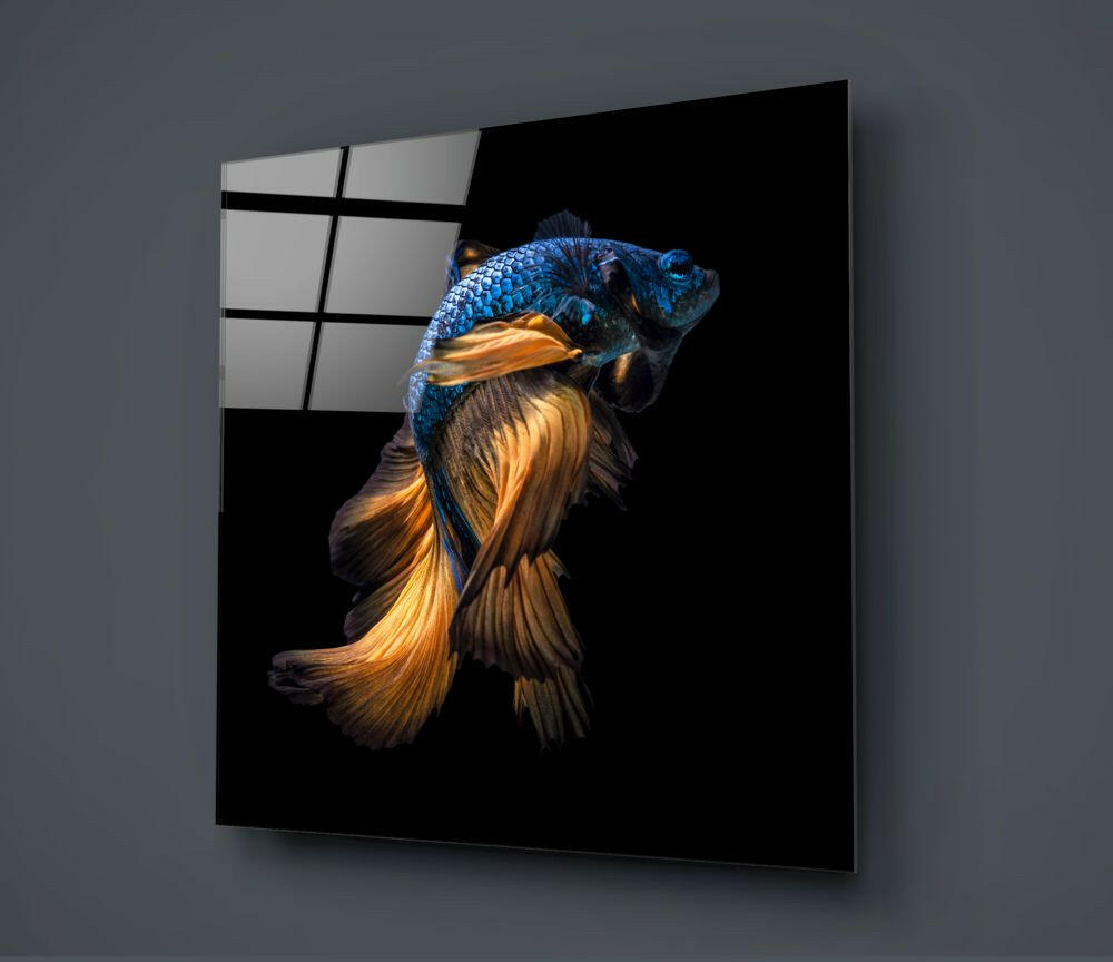 Insigneart USA Insigneart USA Betta Fish Glass Wall Art