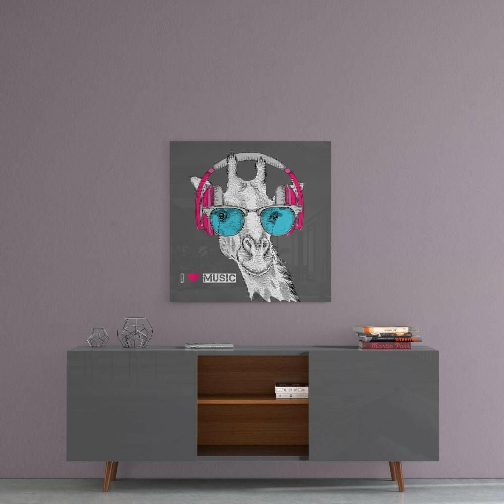 Insigneart USA Insigneart USA Giraffe Glass Wall Art