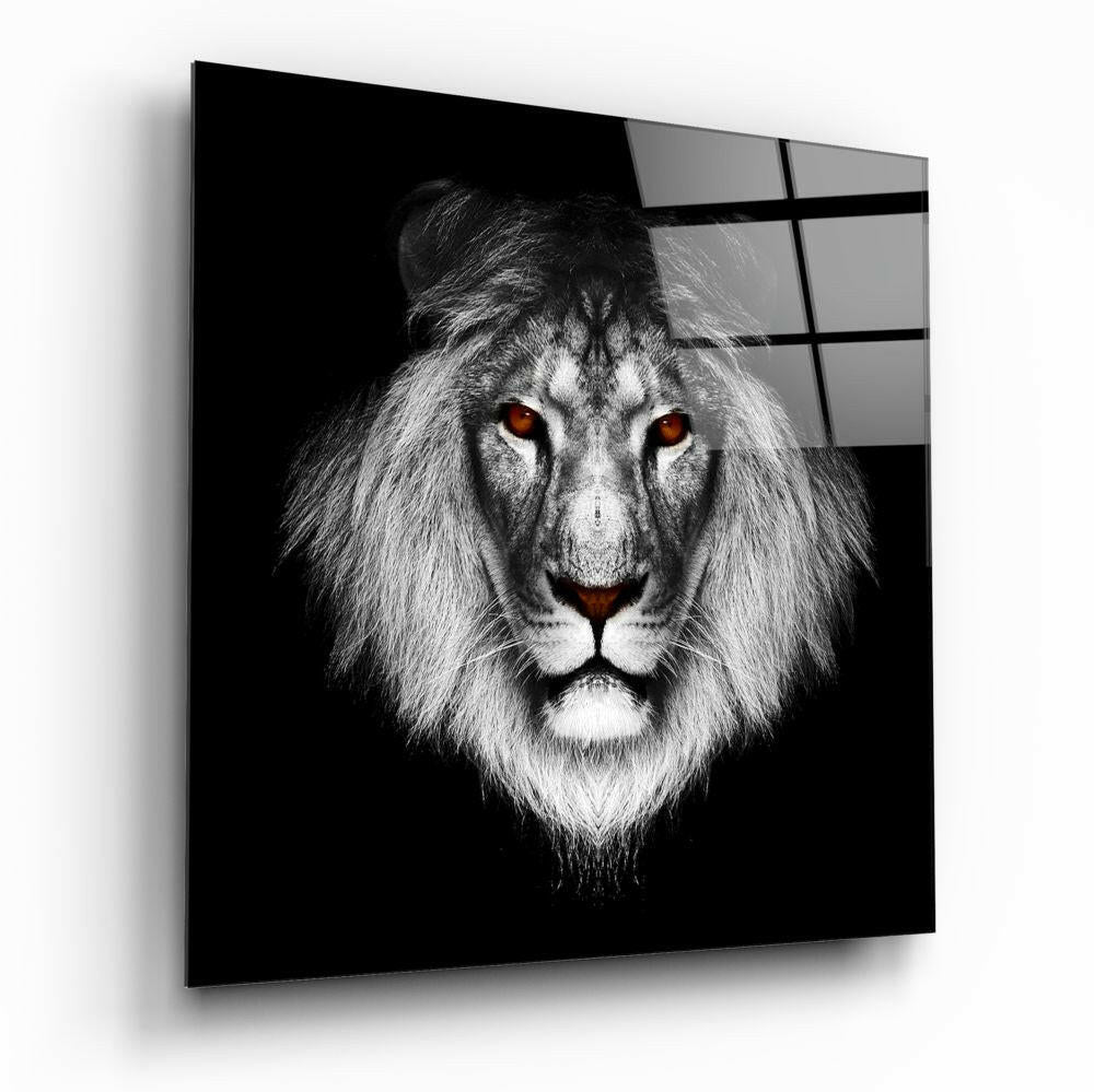 Insigneart USA Insigneart USA Lion Glass Wall Art