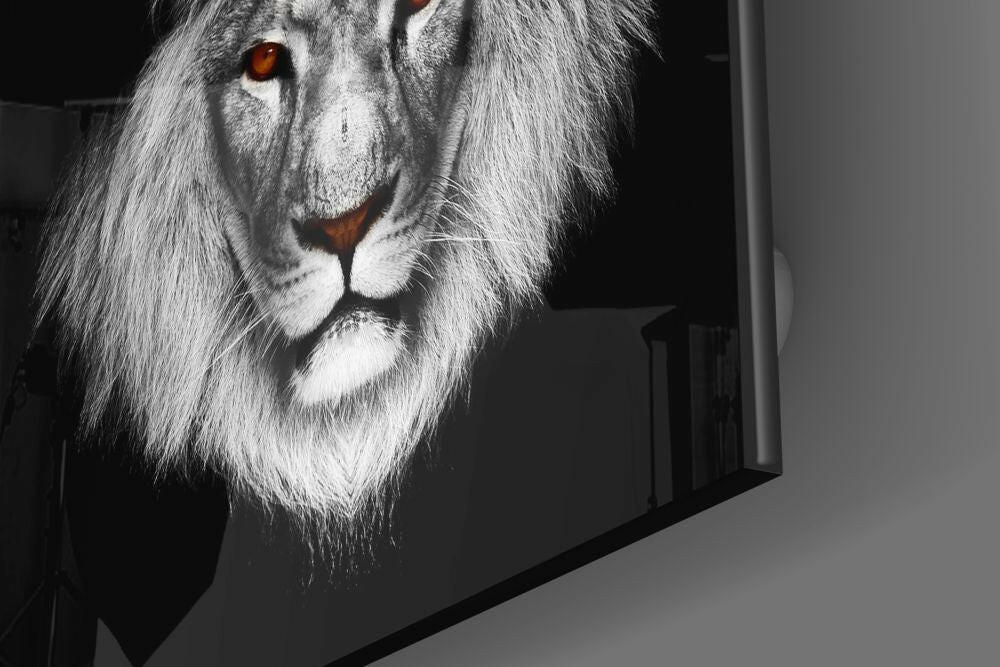 Insigneart USA Insigneart USA Lion Glass Wall Art