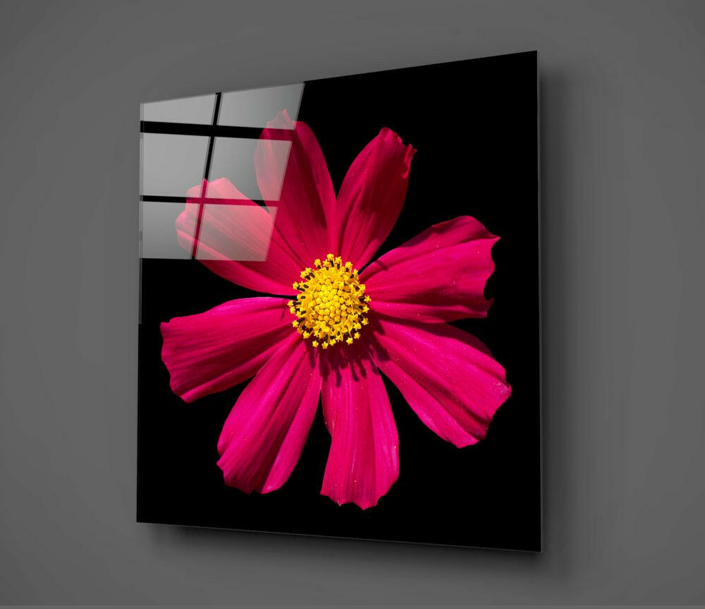 Insigneart USA Insigneart USA Red Flower Glass Wall Art