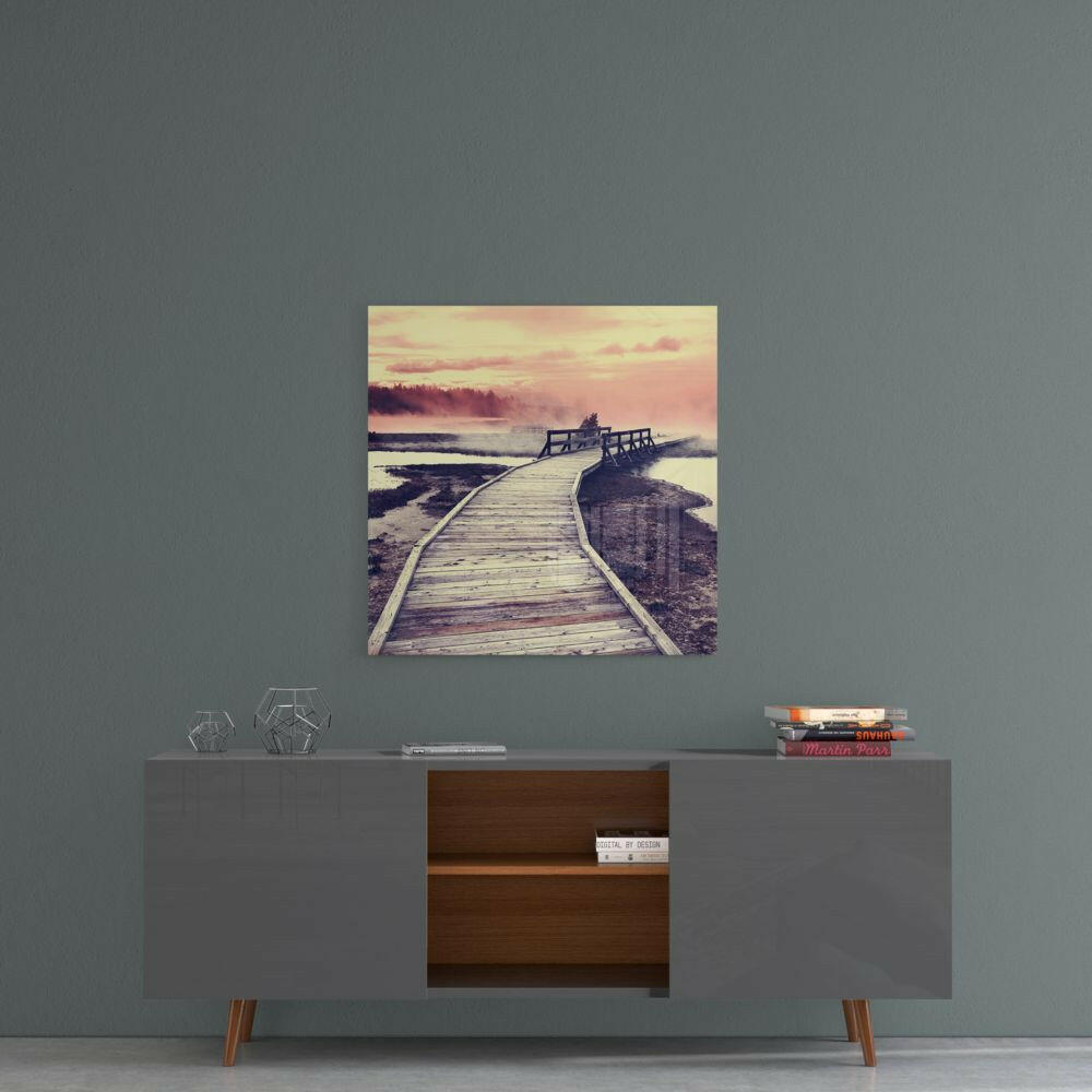 Insigneart USA Insigneart USA Sunset Landscape Glass Wall Art