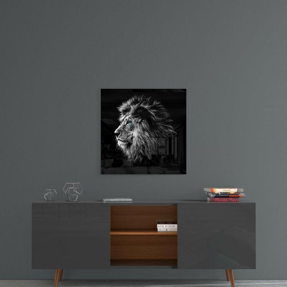 Insigneart USA Insigneart USA Lion Glass Wall Art