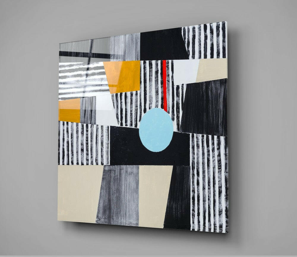 Insigneart USA Insigneart USA Blue Dot Glass Wall Art