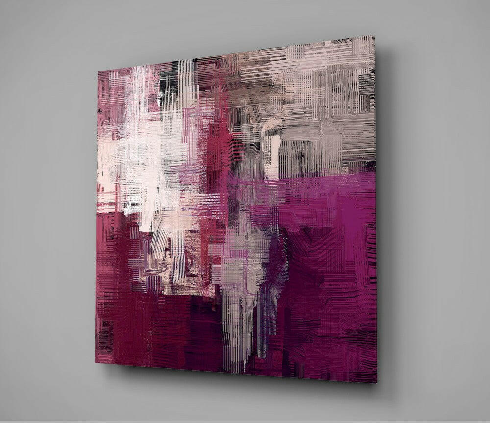Insigneart USA Insigneart USA Purple Touch Glass Wall Art