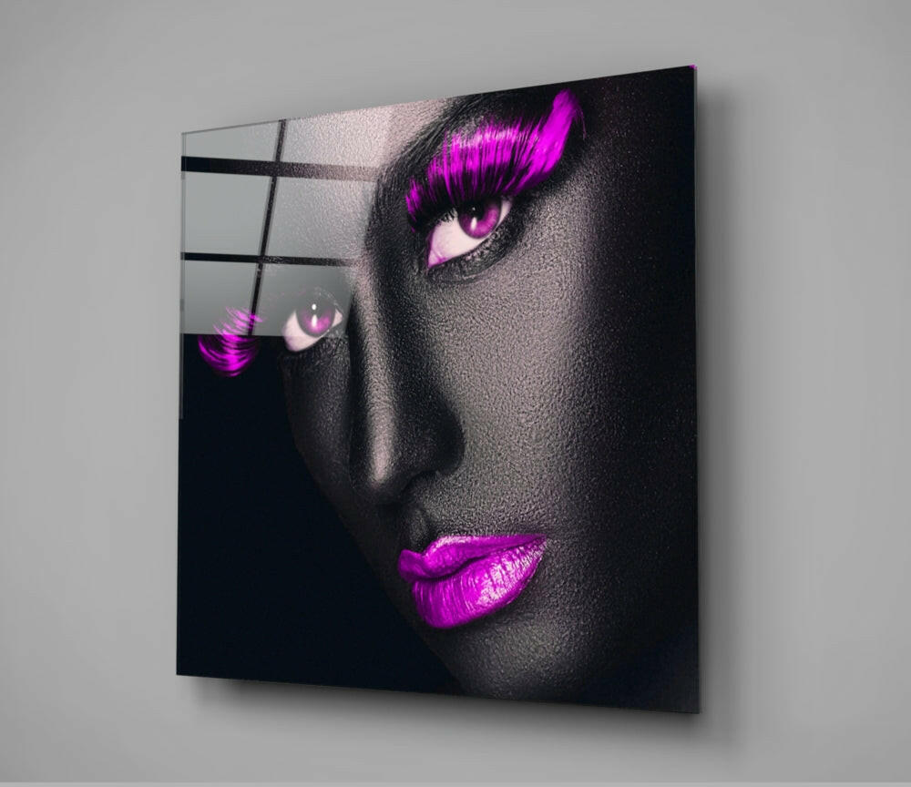 Insigneart USA Insigneart USA Pink Lashes Glass Wall Art