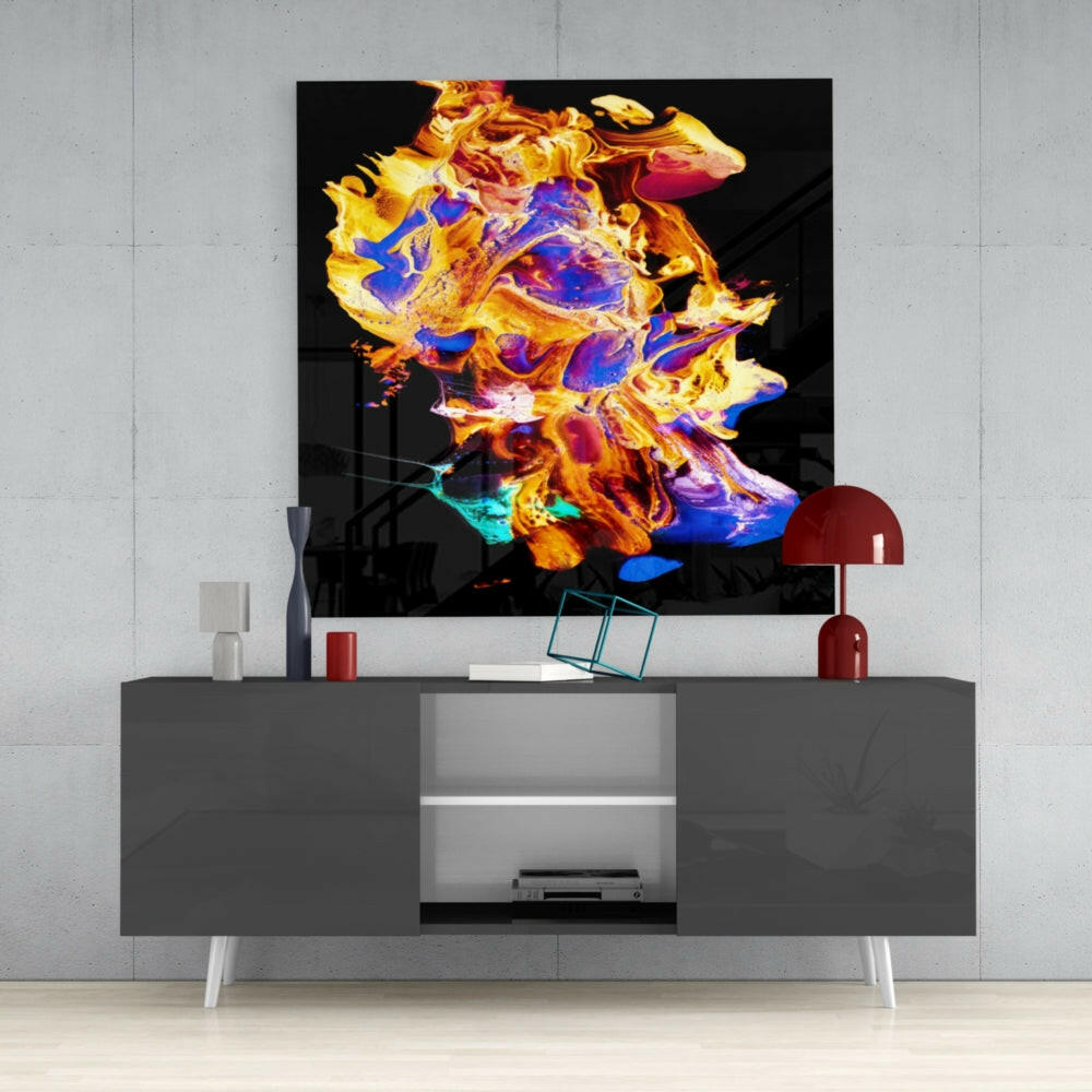 Insigneart USA Insigneart USA Dance of Colors Glass Wall Art