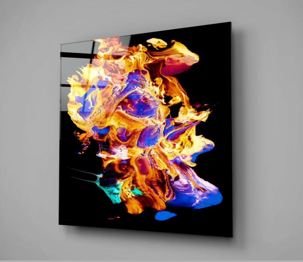 Insigneart USA Insigneart USA Dance of Colors Glass Wall Art
