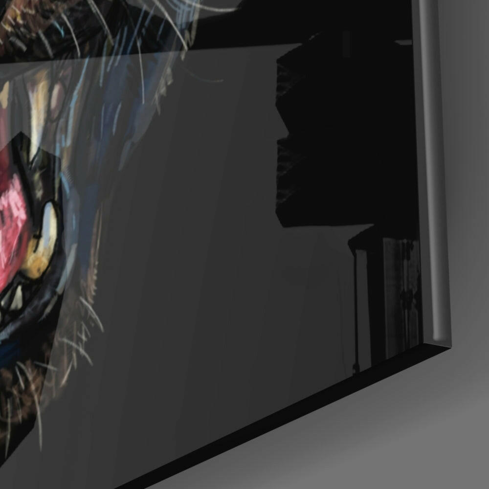 Insigneart USA Insigneart USA Jaguar Glass Wall Art