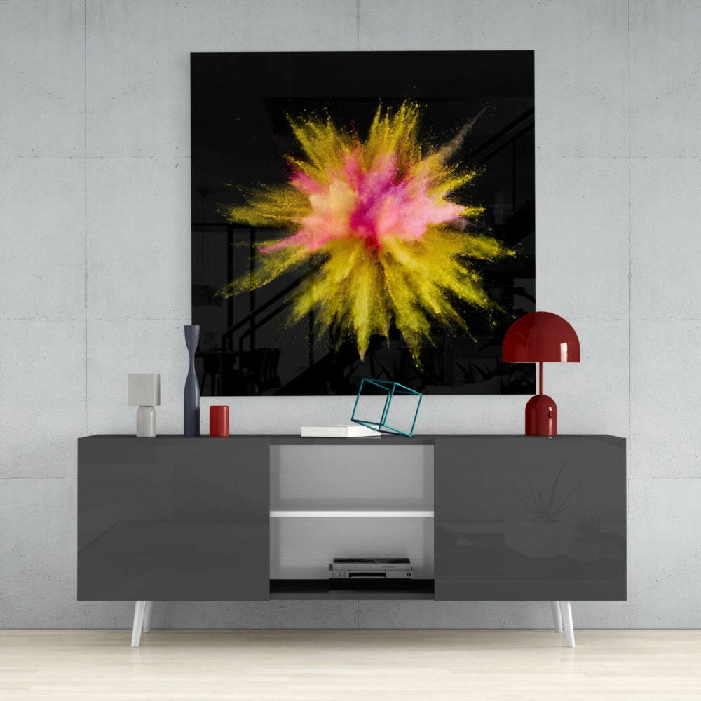 Insigneart USA Insigneart USA Color Explosion Glass Wall Art