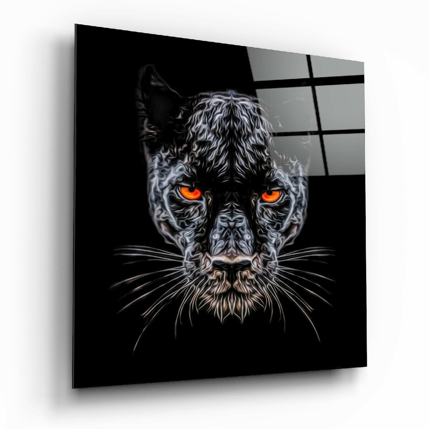 Insigneart USA Insigneart USA Panther Glass Wall Art