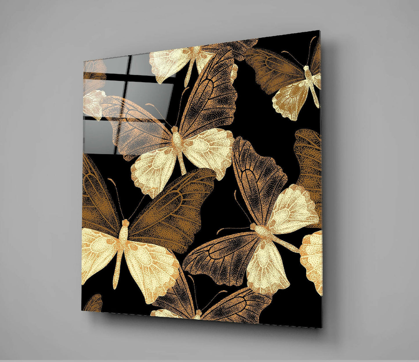 Insigneart USA Insigneart USA Butterflies Glass Wall Art