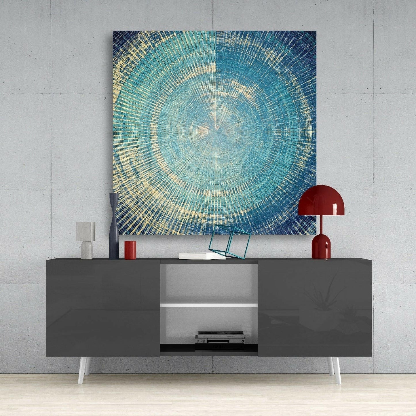 Insigneart USA Insigneart USA Elegant Cycle Glass Wall Art