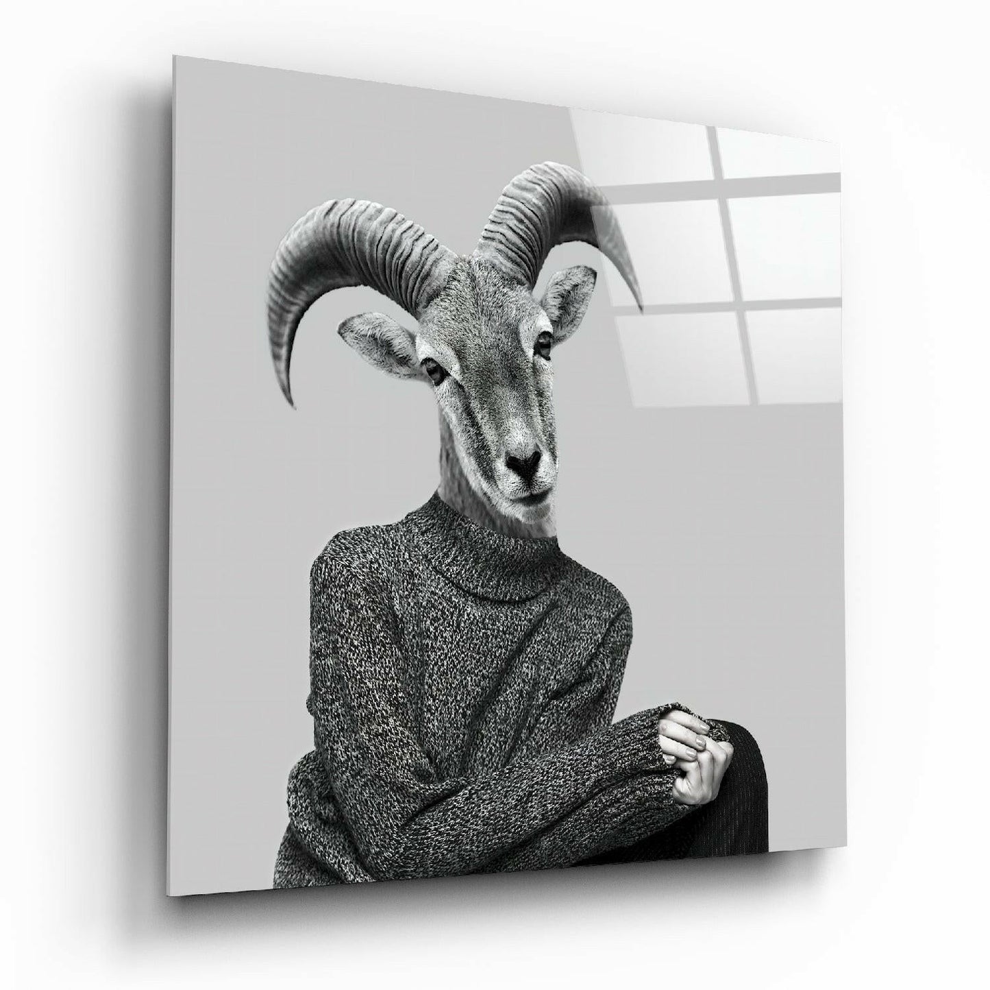 Insigneart USA Insigneart USA Lady Antelope Glass Wall Art