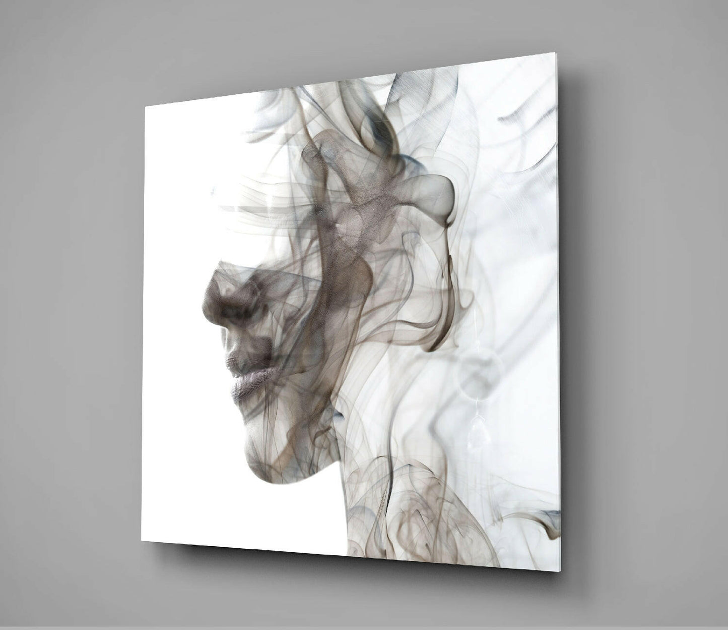 Insigneart USA Insigneart USA Smoke Face Glass Wall Art