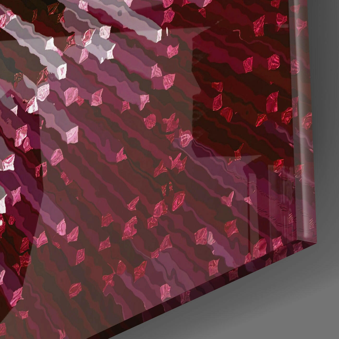 Insigneart USA Insigneart USA Cycle of Red Glass Wall Art