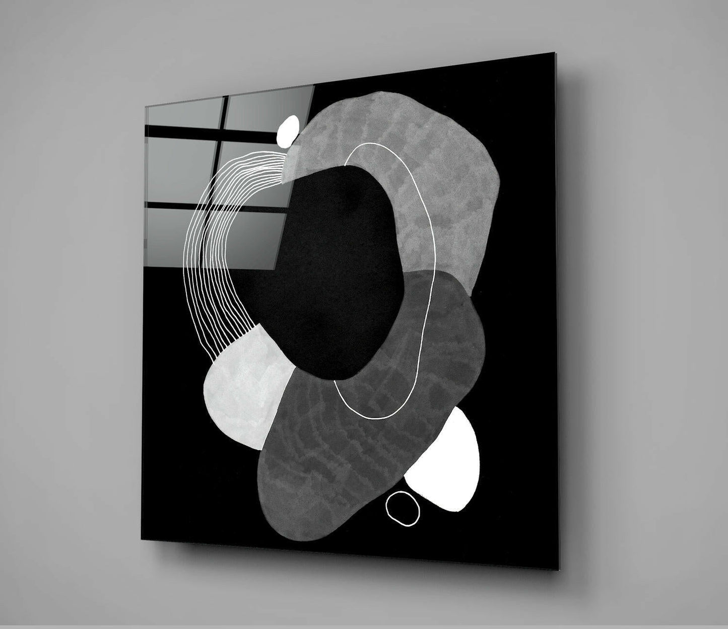 Insigneart USA Insigneart USA Black Glass Wall Art