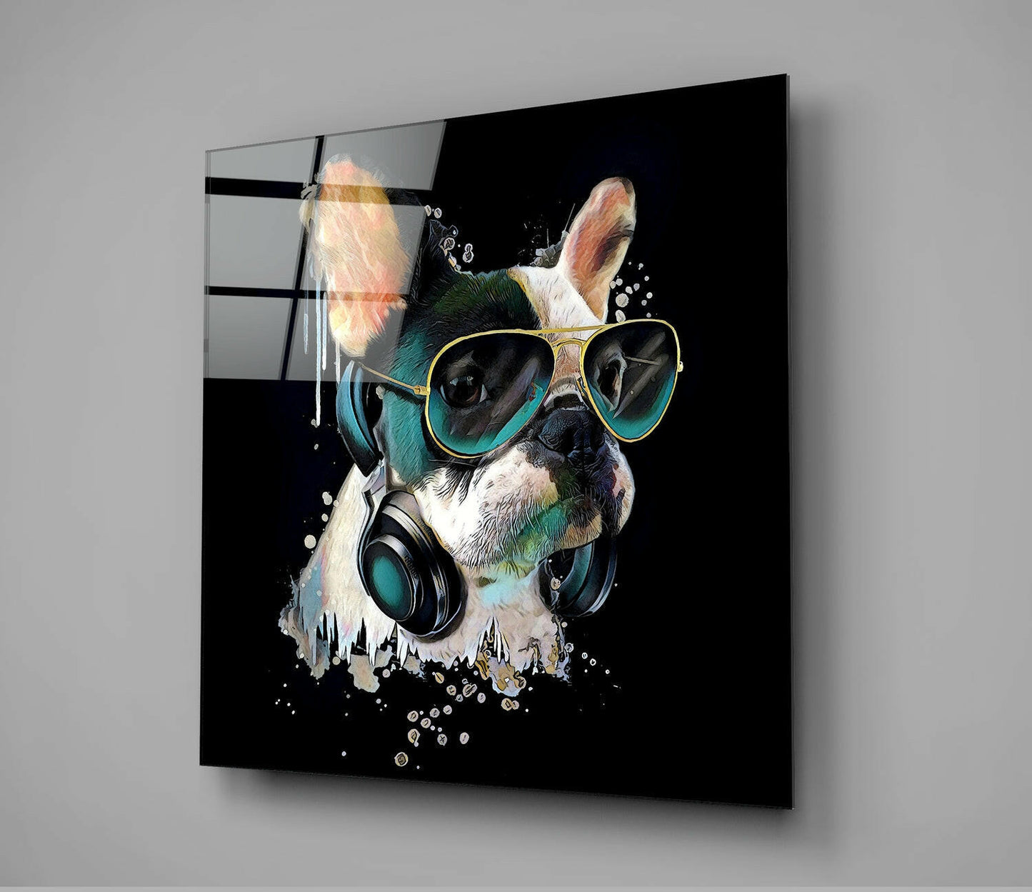 Insigneart USA Insigneart USA Punk Dog Glass Wall Art