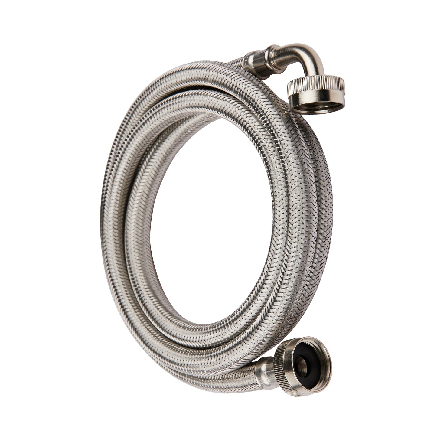 10 Pcs 6ft Washing Machine Hose, with 90 Degree Elbow, Stainless Steel